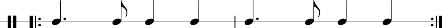 Habanera notation